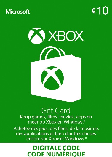 Carte Xbox 10 € EUROPE