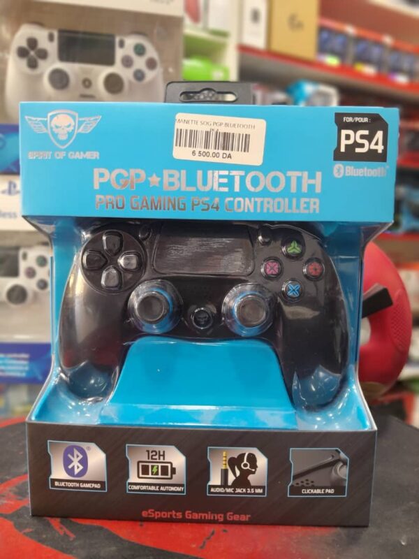 Spirit of Gamer PGP Bluetooth Pro Gaming PS4 Controller Noir/Bleu