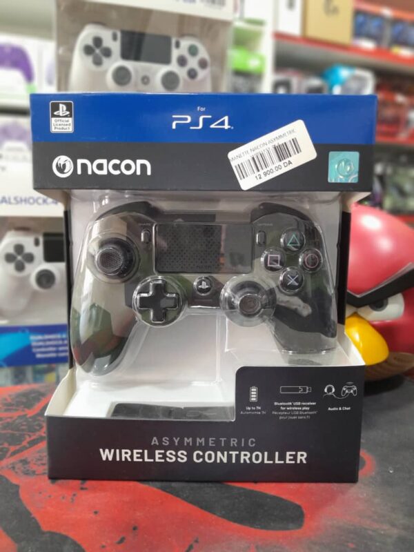 Nacon Asymmetric Wireless Controller PS4 Transparent/Noir