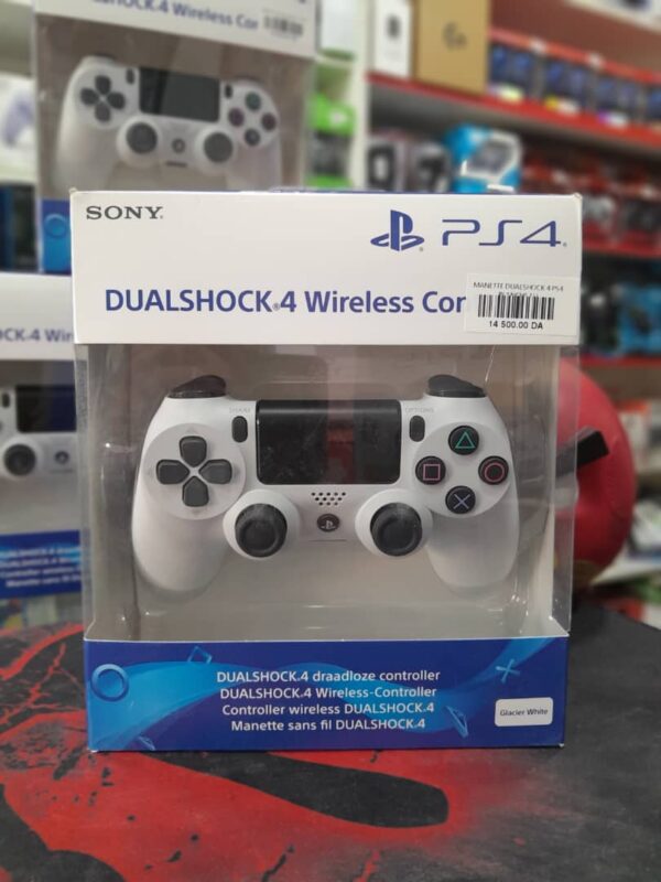 Sony DualShock 4 PS4 Glacier White (Blanc)