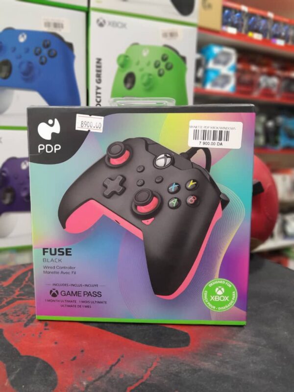 PDP Fuse Black Wired Controller Xbox/PC Noir/Rose