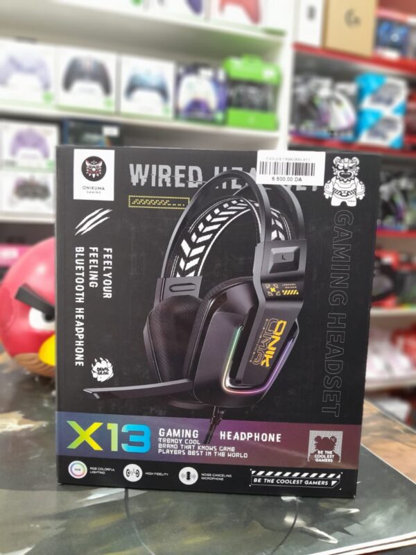 Onikuma X13 Wired Gaming Headset RGB