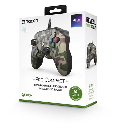 Nacon Pro Compact Xbox Camouflage Vert Filaire