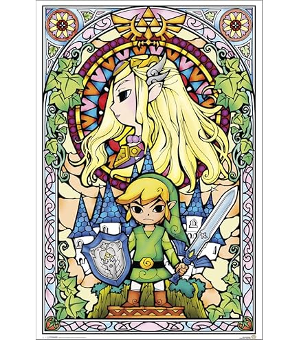 Poster 3D Lenticulaire — The Legend of Zelda (Link & Zelda)