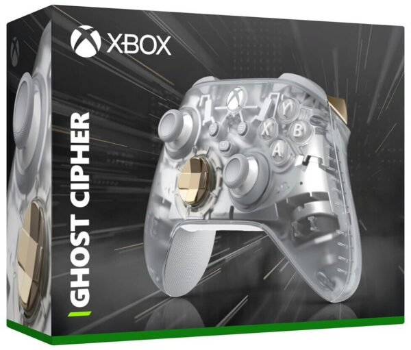 Microsoft Xbox Wireless Controller Ghost Cipher Transparent